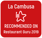 Recommended on Restaurant Guru 2019